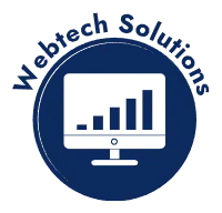 Webtech Solutions logo - Digital marketing and web & mobile app development services.